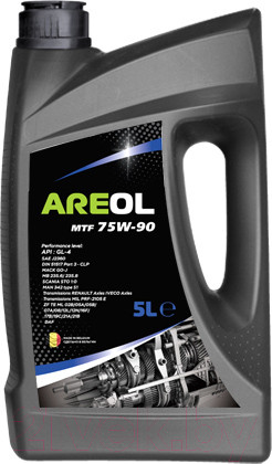 Изображение товара Трансмиссионное масло Areol MTF 75W90 / 75W90AR086 (5л)