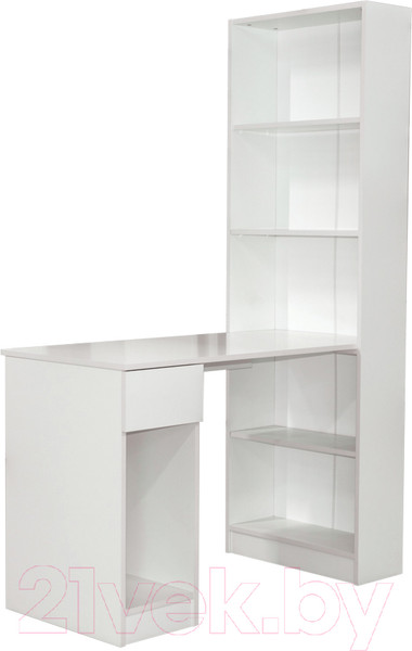 Изображение товара Стол-стеллаж Mobi Лайт 10.01 (белая гладкая 101)