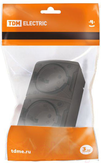 Изображение товара Розетка TDM Селигер SQ1818-0209 (шоколад)