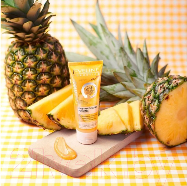 Изображение товара Скраб для лица Eveline Cosmetics Facemed+ Энзимный гоммаж для чувствительной сухой кожи (75мл)