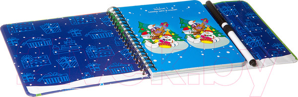 Изображение товара Развивающая книга Bondibon Новогодняя серия. А ты внимательный? / ВВ3540