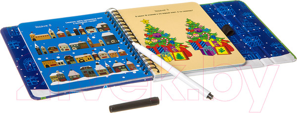 Изображение товара Развивающая книга Bondibon Новогодняя серия. А ты внимательный? / ВВ3540