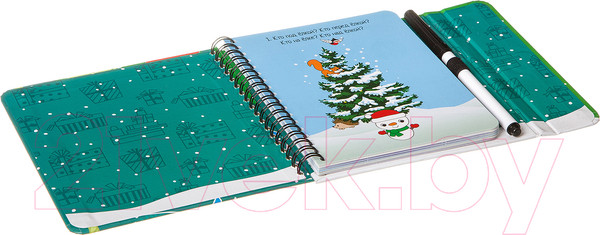 Изображение товара Развивающая книга Bondibon Новогодняя серия. Логика малышам / ВВ3550