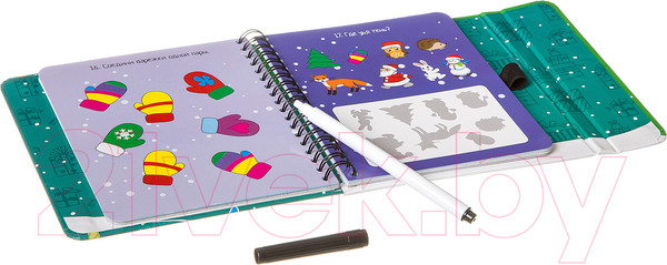 Изображение товара Развивающая книга Bondibon Новогодняя серия. Логика малышам / ВВ3550