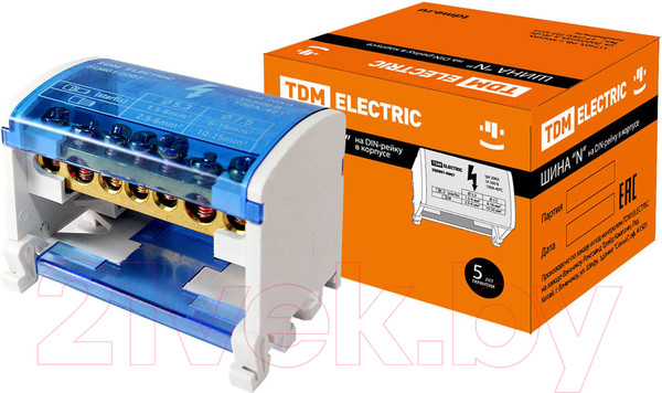 Изображение товара Шина нулевая в корпусе TDM SQ0801-0007