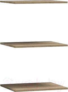 Изображение товара Комплект полок для корпусной мебели Глазов Oslo 19 (дуб серый Craft)