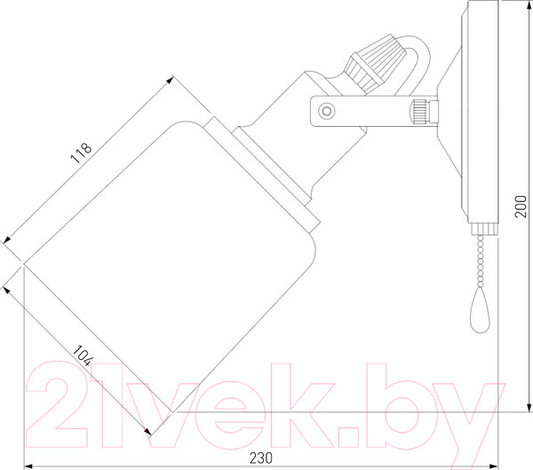 Изображение товара Спот Евросвет 70111/1 (черный)