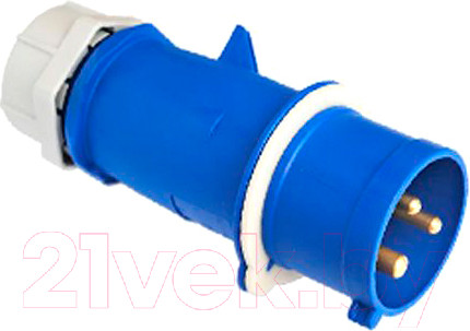 Изображение товара Вилка силовая Bylectrica ВП32-922 (синий/серый)