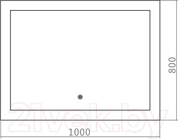 Изображение товара Зеркало Silver Mirrors Норма 100x80 / ФР-00001452