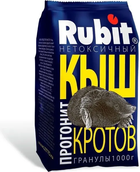 Изображение товара Средство для борьбы с вредителями Rubit Кыш Репеллент от кротов (1кг)
