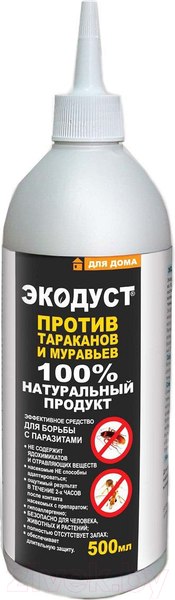 Изображение товара Порошок от насекомых Экодуст От тараканов и муравьев (500мл)