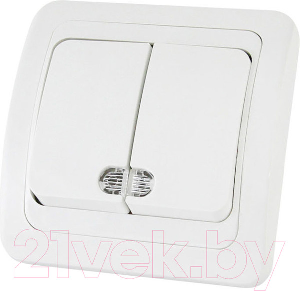 Изображение товара Выключатель TDM Валдай SQ1804-0006 (белый)