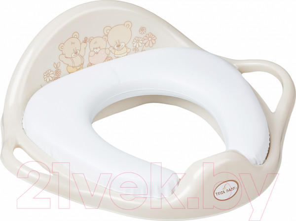 Изображение товара Детская накладка на унитаз Tega Мишки / MS-020-119 (бежевый)