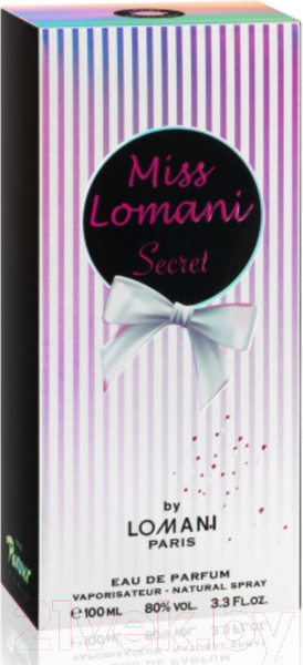 Изображение товара Парфюмерная вода Lomani Miss Lomani Secret for Women (100мл)