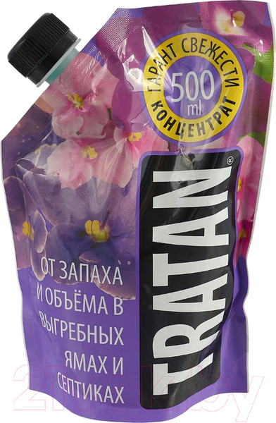 Изображение товара Биоактиватор No Brand Tratan от запаха и объема в выгребных ямах и септиках (0.5л)