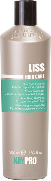 Изображение товара Шампунь для волос Kaypro Hair Care Liss для гладкости сухих и непослушных волос (350мл)