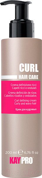 Изображение товара Крем для укладки волос Kaypro Hair Care Curl для кудрявых, вьющихся и волнистых волос (200мл)