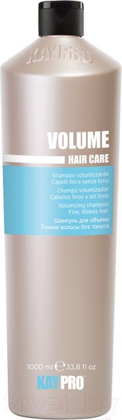 Изображение товара Шампунь для волос Kaypro Hair Care Volume для объема тонких и безжизненных волос (1л)