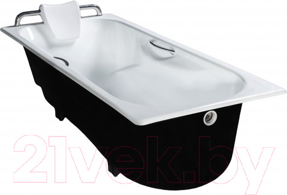Изображение товара Ванна чугунная Универсал Сибирячка-У 170x75 (1 сорт, с ручками, без ножек)