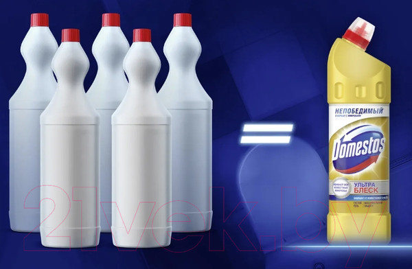Изображение товара Чистящее средство для унитаза Domestos Ультраблеск (1л)