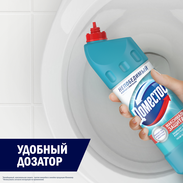 Изображение товара Универсальное чистящее средство Domestos Двойная сила. Свежесть Атлантики (1л)