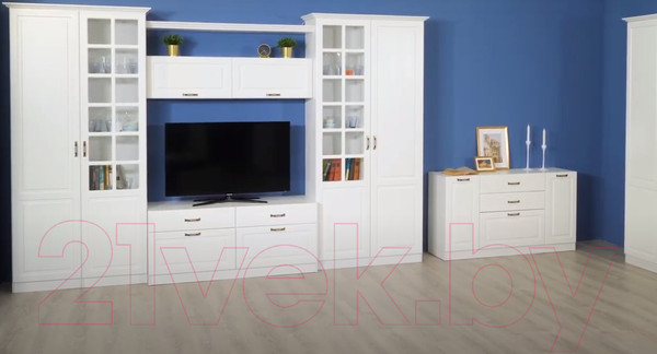 Изображение товара Тумба Mobi Ливерпуль (белый/ясень ваниль НМ-1012-100 ПВХ)