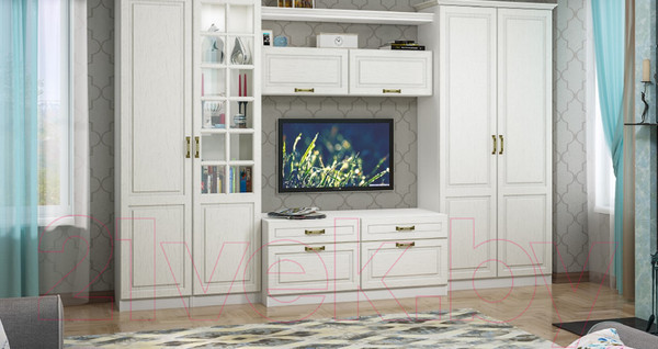 Изображение товара Тумба Mobi Ливерпуль (белый/ясень ваниль НМ-1012-100 ПВХ)