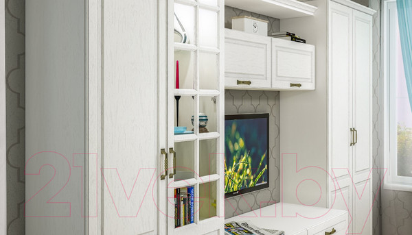 Изображение товара Тумба Mobi Ливерпуль (белый/ясень ваниль НМ-1012-100 ПВХ)