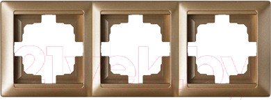 Изображение товара Рамка для выключателей и розеток Bylectrica Стиль Юлиг 735212.216 (бронза)