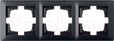 Изображение товара Рамка для выключателей и розеток Bylectrica Стиль Юлиг 735212.216 (графит)