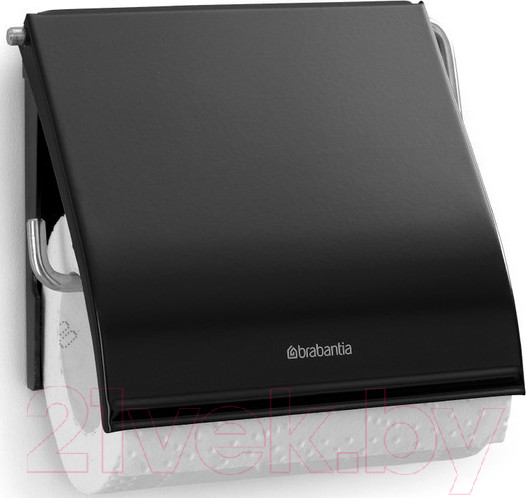 Изображение товара Держатель для туалетной бумаги Brabantia Classic 108600 (черный матовый)