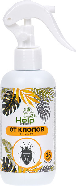 Изображение товара Спрей от насекомых Help От клопов и блох / 80224 (200мл)