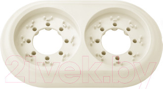 Изображение товара Рамка для выключателей и розеток Bylectrica Ретро ЮЛИГ.735212.471 (бежевый)