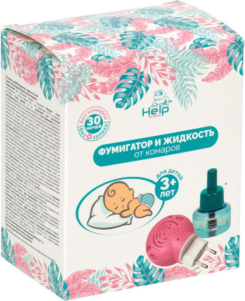 Изображение товара Электрофумигатор Help Фумигатор и жидкость 30 ночей против комаров / 80523