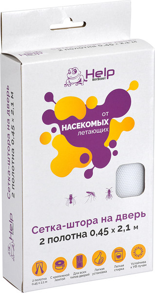 Изображение товара Москитная сетка на дверь Help 80003
