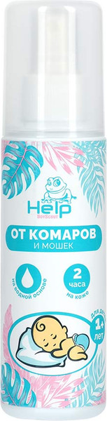 Изображение товара Спрей от насекомых Help От комаров и мошек / 80522 (125мл)