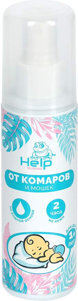Изображение товара Спрей от насекомых Help От комаров и мошек / 80522 (125мл)