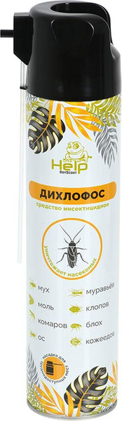 Изображение товара Аэрозоль от насекомых Help Инсектицидный / 80279 (600мл)