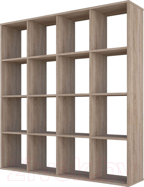 Изображение товара Стеллаж Polini Kids Home Smart Кубический 16 секций (дуб)