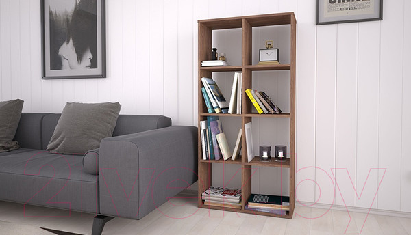 Изображение товара Стеллаж Polini Kids Home Smart Кубический 8 секций (дуб)