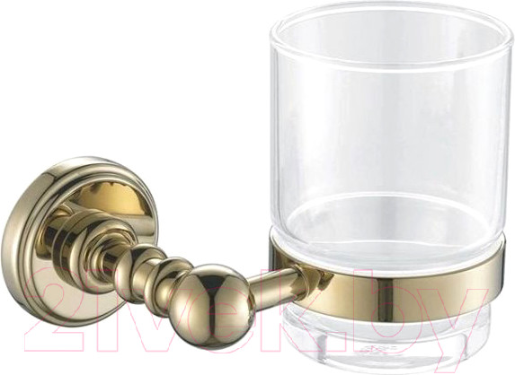 Изображение товара Стакан для зубной щетки и пасты Aquanet 4684 (золото)