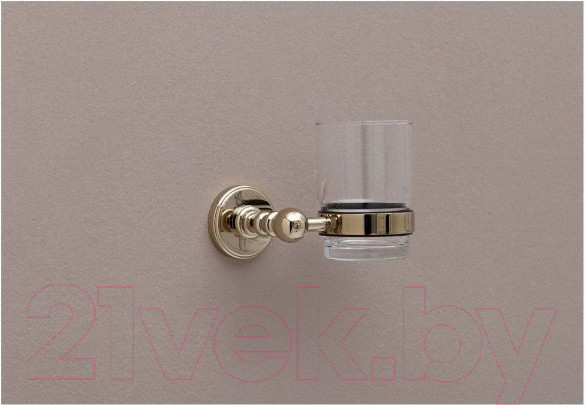 Изображение товара Стакан для зубной щетки и пасты Aquanet 4684 (золото)