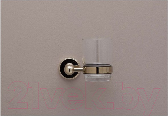 Изображение товара Стакан для зубной щетки и пасты Aquanet 4684 (золото)