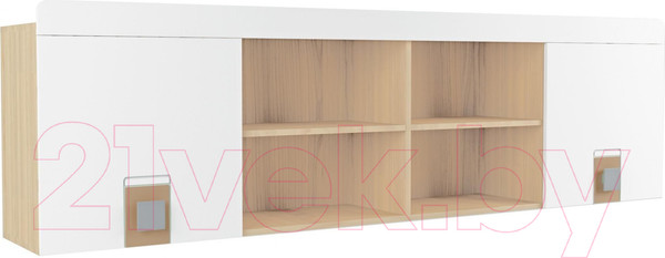 Изображение товара Полка Аквилон Стиль №7.1 (туя светлая/кофе с молоком)