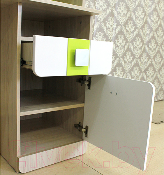 Изображение товара Письменный стол Аквилон Стиль №17 (туя светлая/лайм)