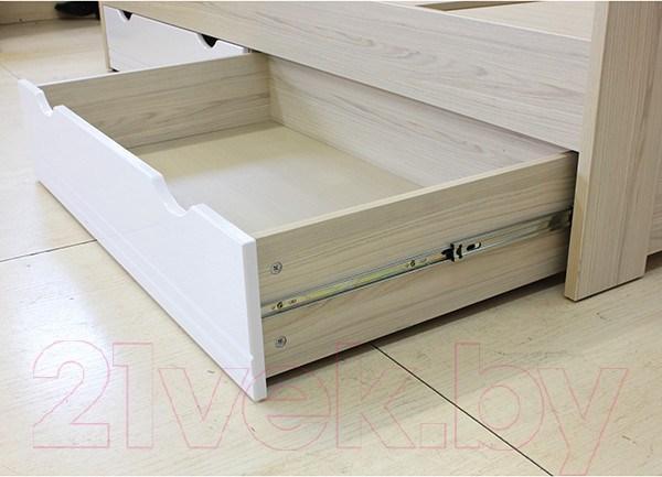 Изображение товара Кровать-тахта Аквилон Стиль №900.4 (туя светлая/лайм)