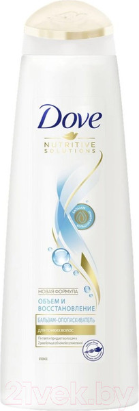 Изображение товара Бальзам для волос Dove Hair Therapy объем и восстановление (350мл)