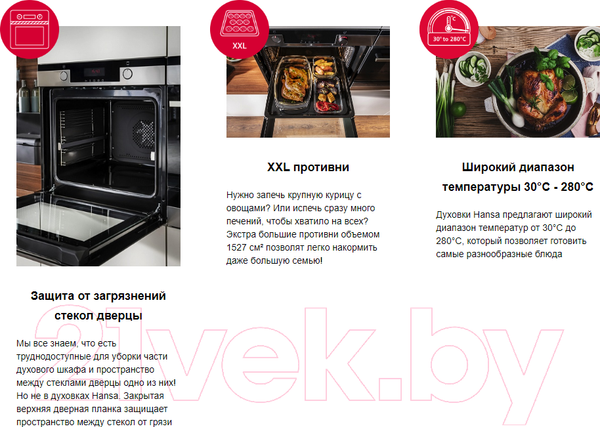 Изображение товара Электрический духовой шкаф Hansa BOEIS694097