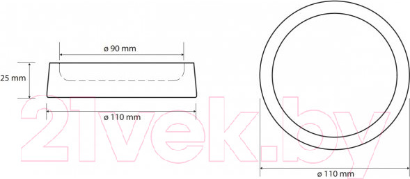 Изображение товара Мыльница Bemeta 145608320