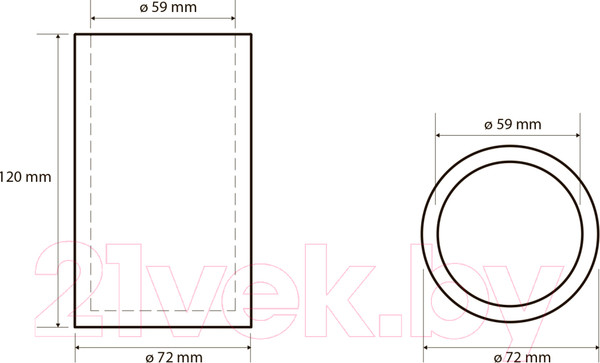 Изображение товара Стакан для зубной щетки и пасты Bemeta 145611320